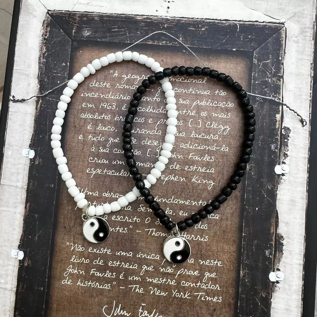 PAR DE PULSEIRAS YIN YANG